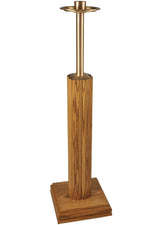 Processional Candlestick - QF28FC28-Church Life-Empire Bronze-Fixed-Michigan Church Supply