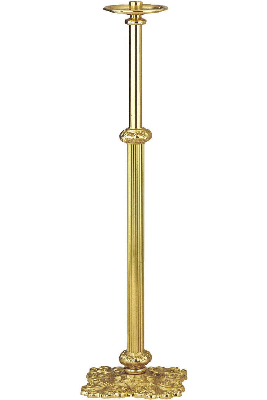 Processional Candlestick - QF61FC93P-Church Life-Empire Bronze-Fixed-Michigan Church Supply