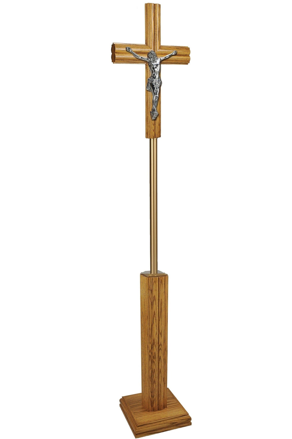 Processional Cross - QF28PC28-Church Life-Empire Bronze-Michigan Church Supply