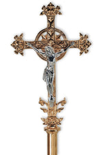 Processional Cross - QF30PC18-Church Life-Empire Bronze-High Polish-Michigan Church Supply