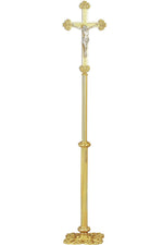 Processional Cross - QF61PC93-Church Life-Empire Bronze-Michigan Church Supply