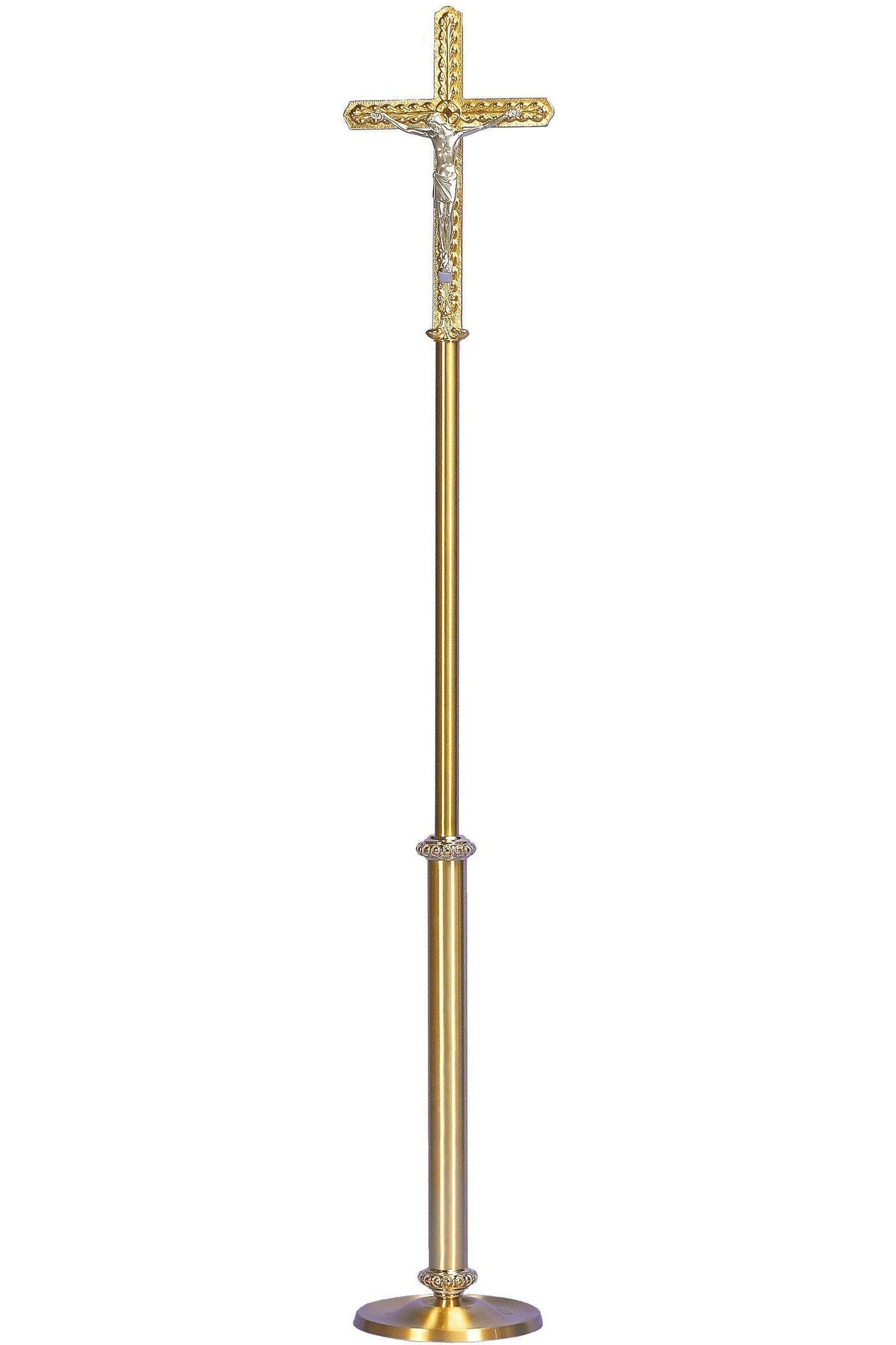 Processional Cross - QF70PC20-Church Life-Empire Bronze-Combination-Michigan Church Supply