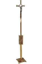 Processional Cross - QF75PC18-Church Life-Empire Bronze-Satin-Michigan Church Supply