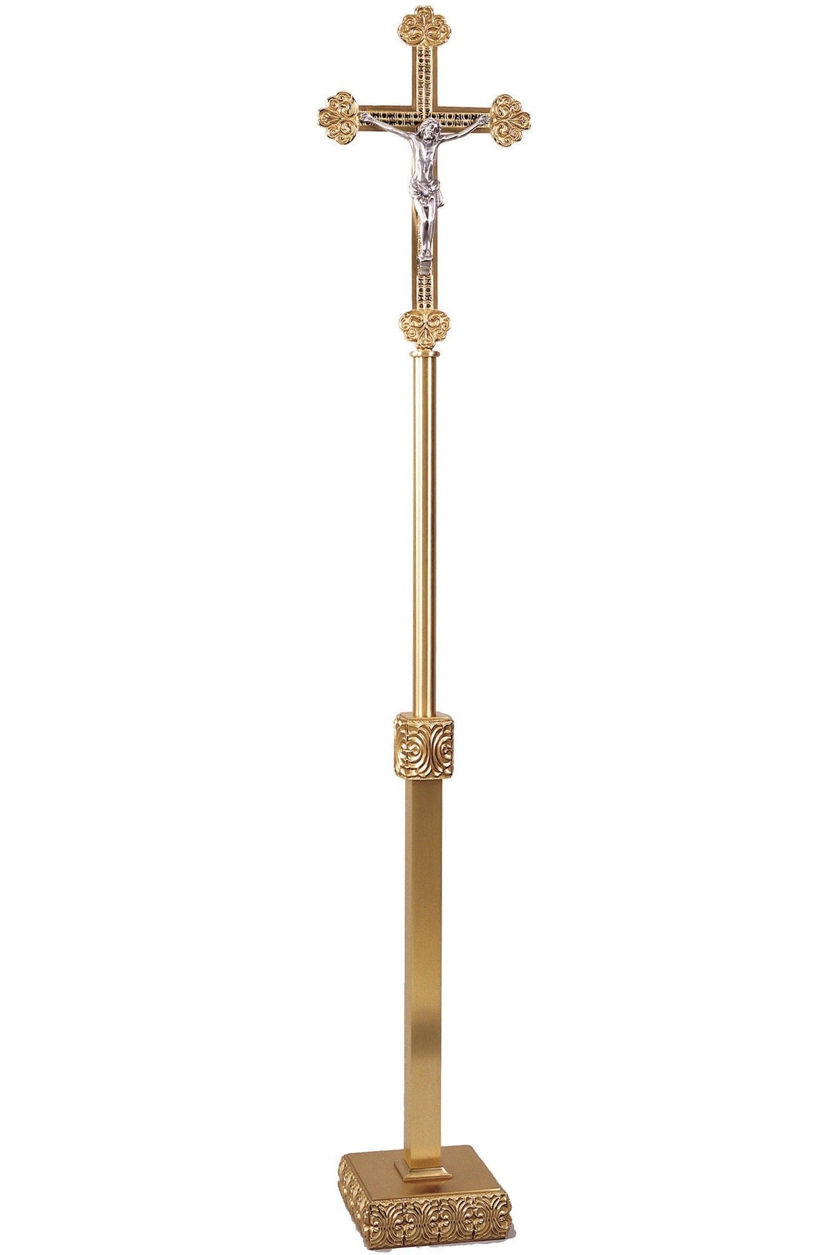Processional Cross - QF97PC25-Church Life-Empire Bronze-Combination-Michigan Church Supply