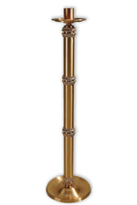 Processional Floor Candlestick - QF71PCS30-Church Life-Empire Bronze-Combination-Fixed-Michigan Church Supply
