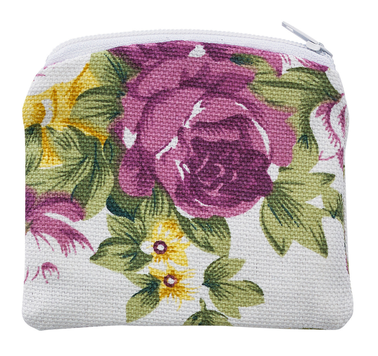 Pink Flower Rosary Pouch - UZRP1