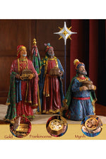 Real Life Nativity Creche - People Only-Inspirational Gifts-Three Kings Gifts-7 Inch Set-Michigan Church Supply