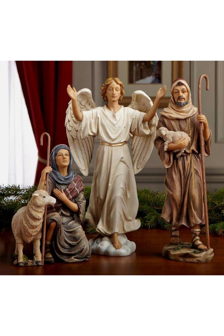 Real Life Nativity Creche - People Only-Inspirational Gifts-Three Kings Gifts-7 Inch Set-Michigan Church Supply