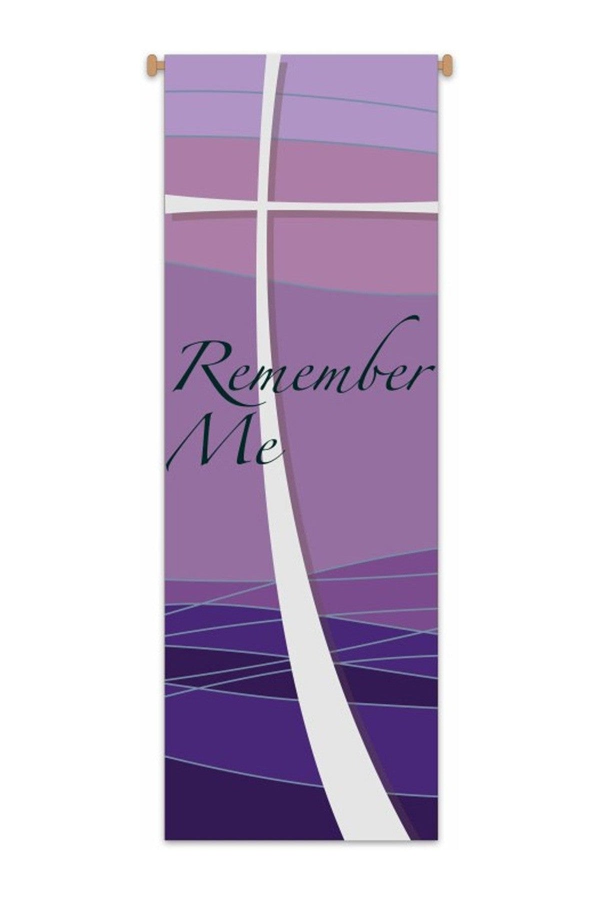 Remember Banner - WN7503-Church Life-Art Studio Slabbinck-Michigan Church Supply