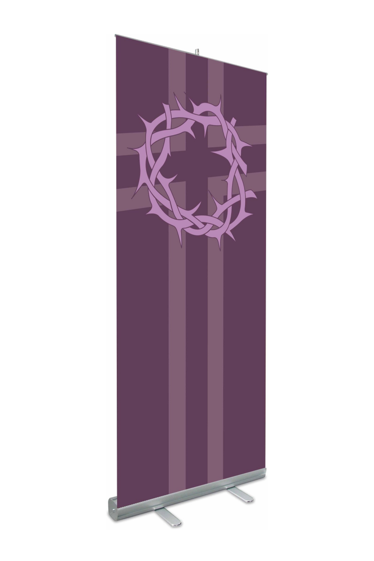 Roll-Up Banners Lent, Crown of Thorns - WN7317-Church Life-Art Studio Slabbinck-Michigan Church Supply