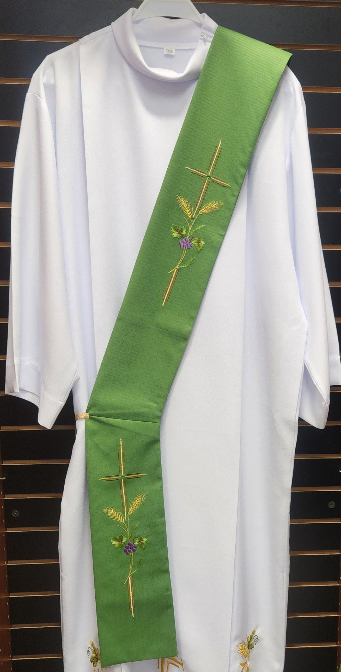 Deacon Stole - Green - SO310DSG