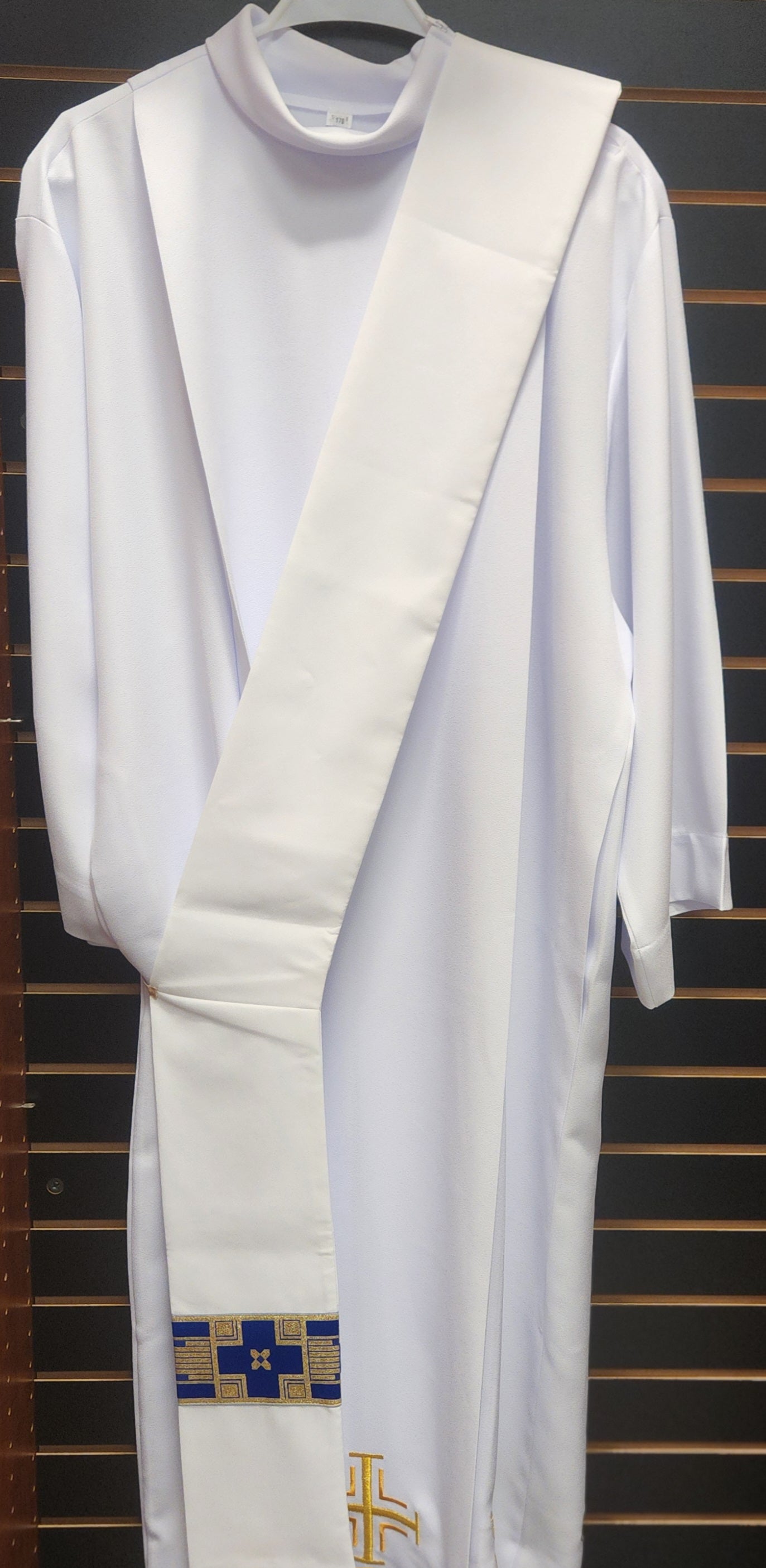 Deacon Stole - White - SO513DSW