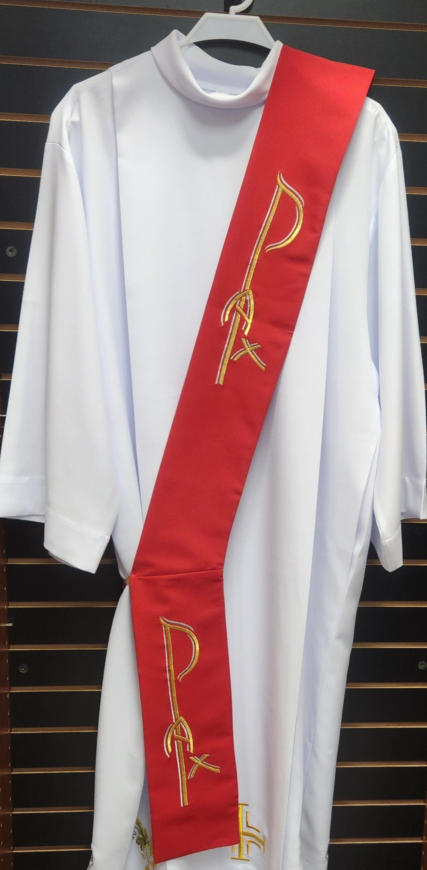 Deacon Stole - Red - SO824DSR