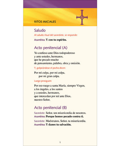 Guia de Oracion para la misa - OWSPCMP