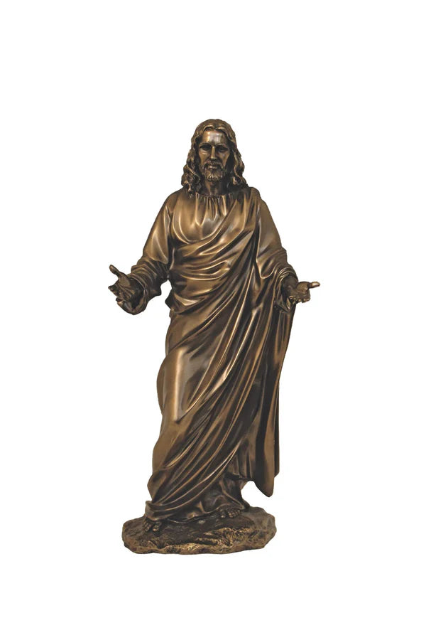 Welcoming Christ, cold cast bronze 11.75" - ZWSR73870BR