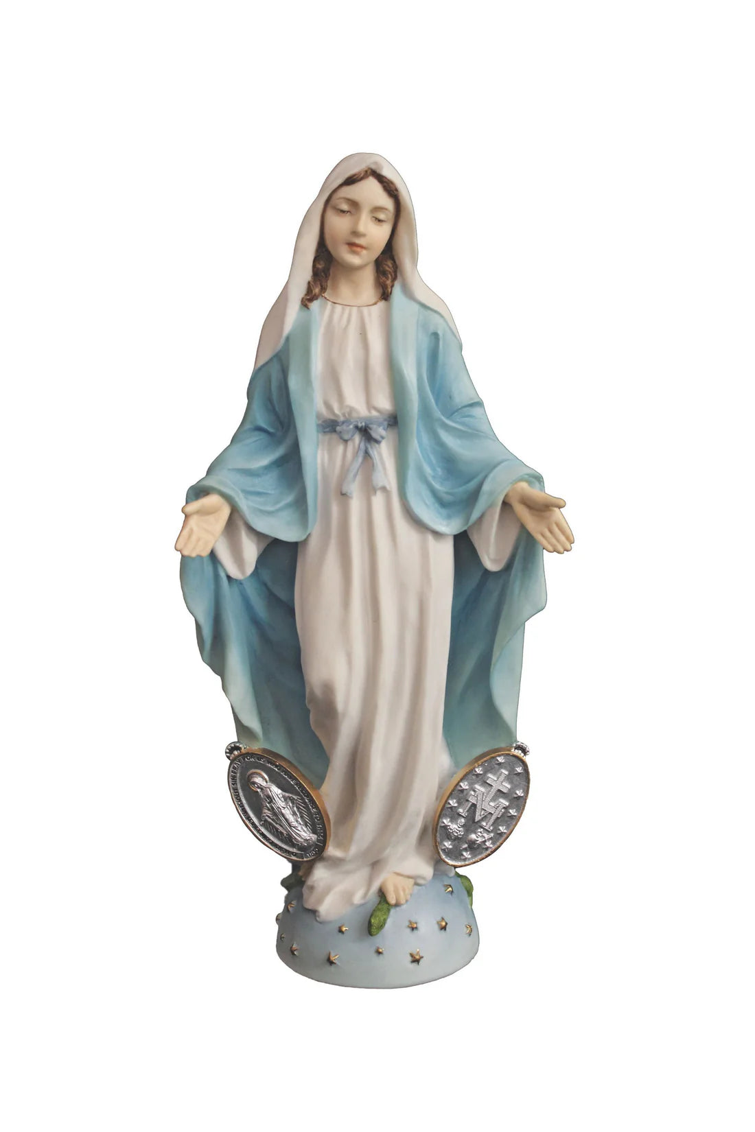 Our Lady of the Miraculous Medal statue hand painted 7.75" - ZWSR78383C