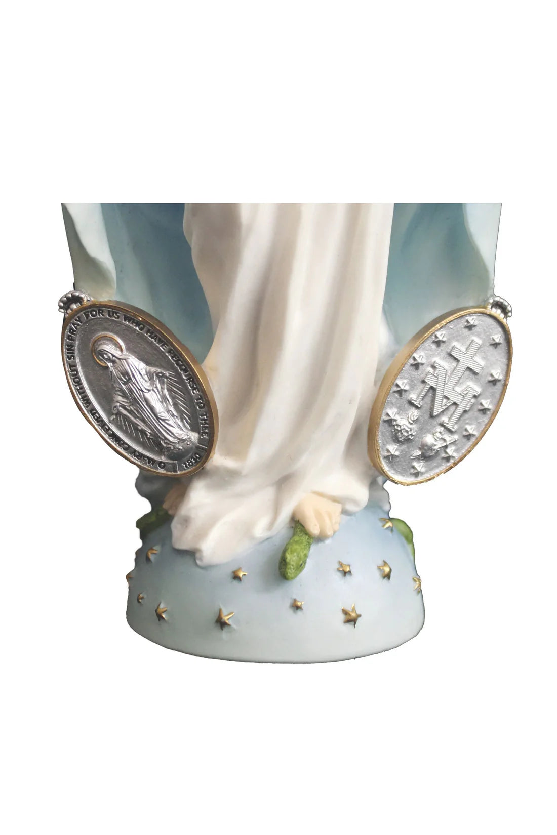 Our Lady of the Miraculous Medal statue hand painted 7.75" - ZWSR78383C