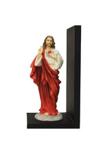 Sacred Heart of Jesus Bookend - ZWSR77854C-Inspirational Gifts-Goldscheider of Vienna-Michigan Church Supply