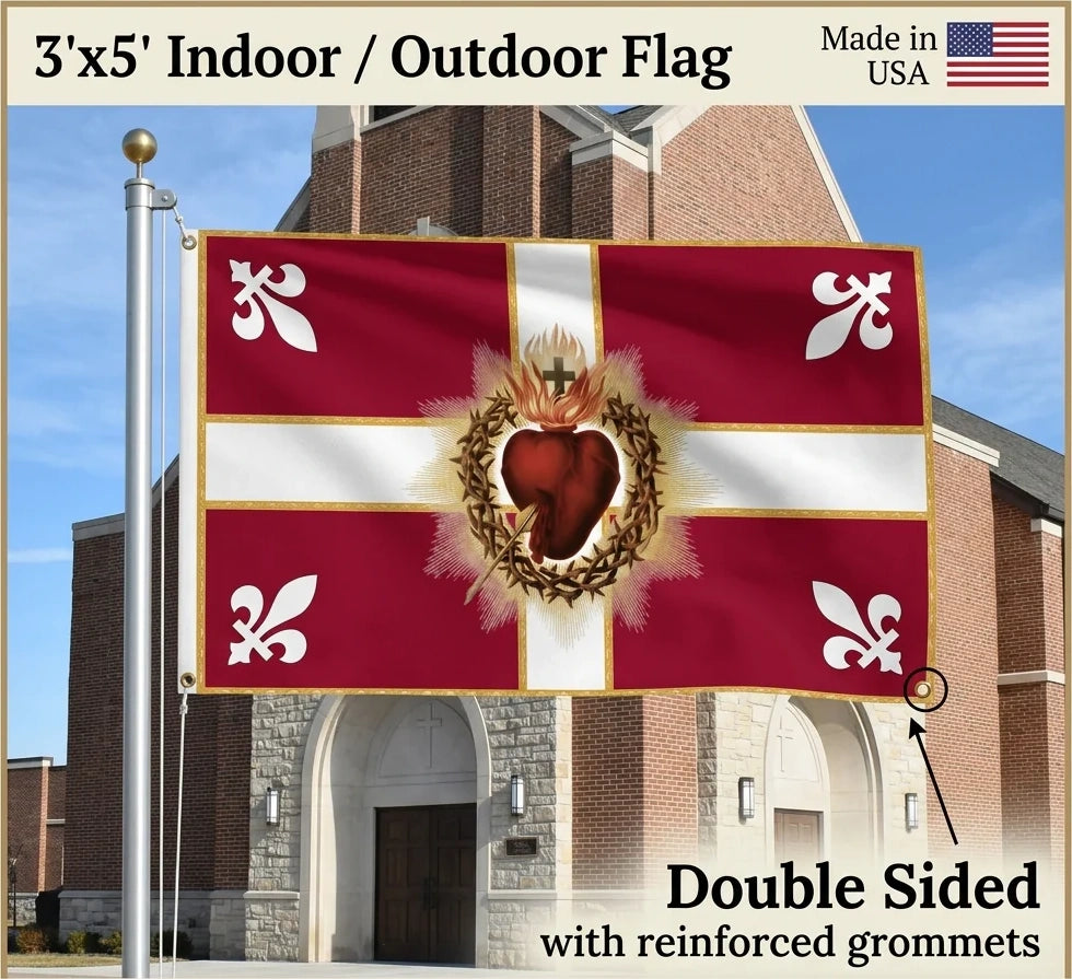 Sacred Heart of Jesus Flag - CK250/4