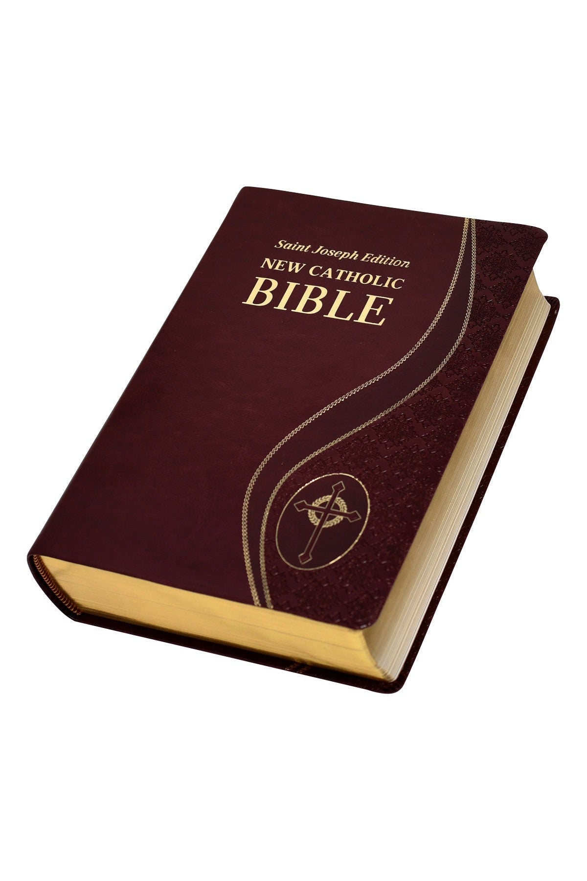 Saint Joseph New Catholic Bible Giant Type - Burgundy- GF61719BG-Inspirational Gifts-Catholic Book Publishing Corp-Michigan Church Supply