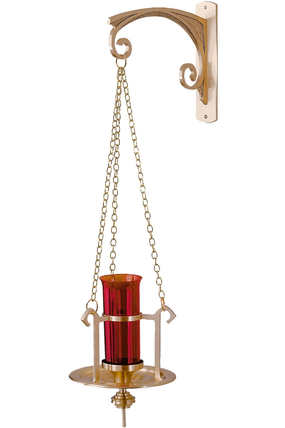 Sanctuary Lamp - QF25HSL15-Church Life-Empire Bronze-Satin With Bracket-Michigan Church Supply