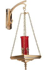 Sanctuary Lamp - QF44HSL14-Church Life-Empire Bronze-With Bracket-Michigan Church Supply