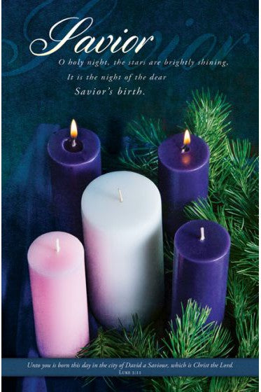 Savior Advent Bulletin Cover - AJU3370-Inspirational Gifts-Warner Press-Standard-Michigan Church Supply