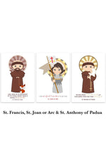 Set of Saint Flash Cards - NE15576-Inspirational Gifts-New Day-Michigan Church Supply