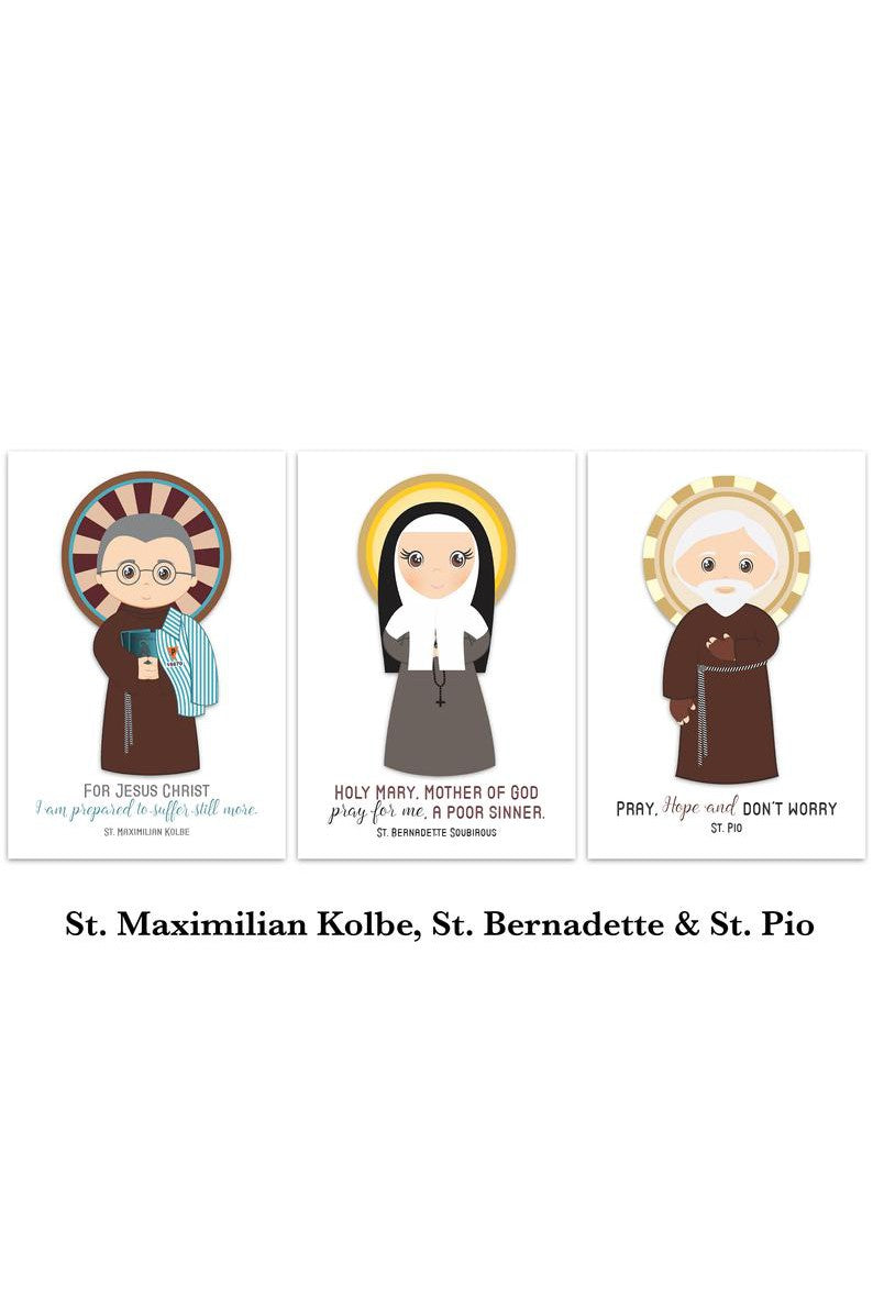 Set of Saint Flash Cards - NE15576-Inspirational Gifts-New Day-Michigan Church Supply