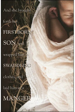 She Brought Forth Her Firstborn Son Bulletin Cover 100/pk - AH168096