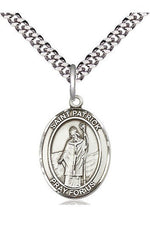 St Patrick medal - FN8084-Jewelry-Bliss Mfg-Sterling Silver-Michigan Church Supply