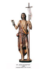 St. John The Baptist - HD1299-Church Life-Demetz-Linden Wood 48"-Michigan Church Supply