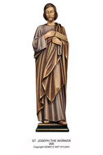 St. Joseph The Worker - HD308-Church Life-Demetz-Fiberglass 30"-Michigan Church Supply