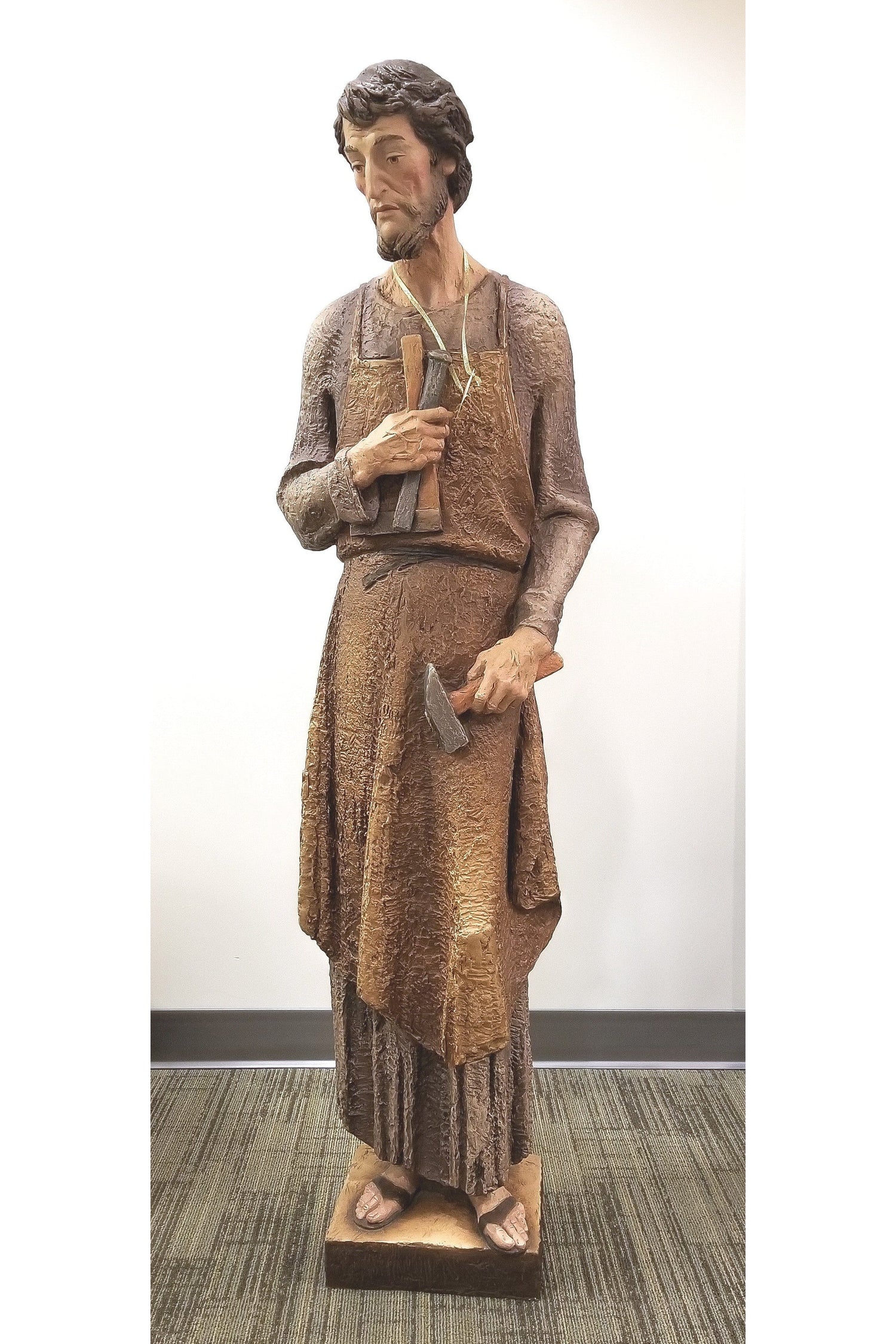 St. Joseph The Worker - HD34073-Church Life-Demetz-Fiberglass 36"-Michigan Church Supply