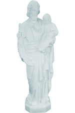 St. Joseph and Child WJSA2425C-Inspirational Gifts-Space Age Plastics-White-Michigan Church Supply