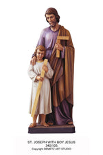 St. Joseph with Jesus - HD340105-Church Life-Demetz-Michigan Church Supply