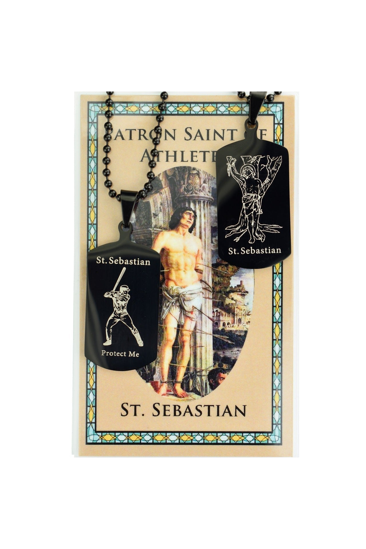 St. Sebastian Dog Tag - Sports