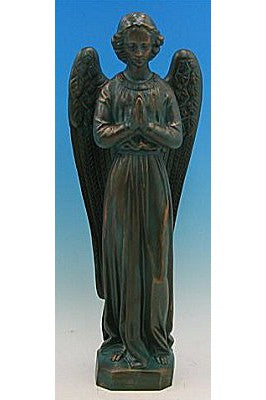 Standing Angel WJSA2475C-Inspirational Gifts-Space Age Plastics-Patina-Michigan Church Supply
