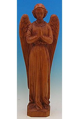 Standing Angel WJSA2475C-Inspirational Gifts-Space Age Plastics-Wood Stain-Michigan Church Supply