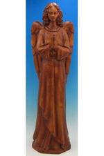 Standing Angel WJSA3670C-Inspirational Gifts-Space Age Plastics-Wood Stain-Michigan Church Supply