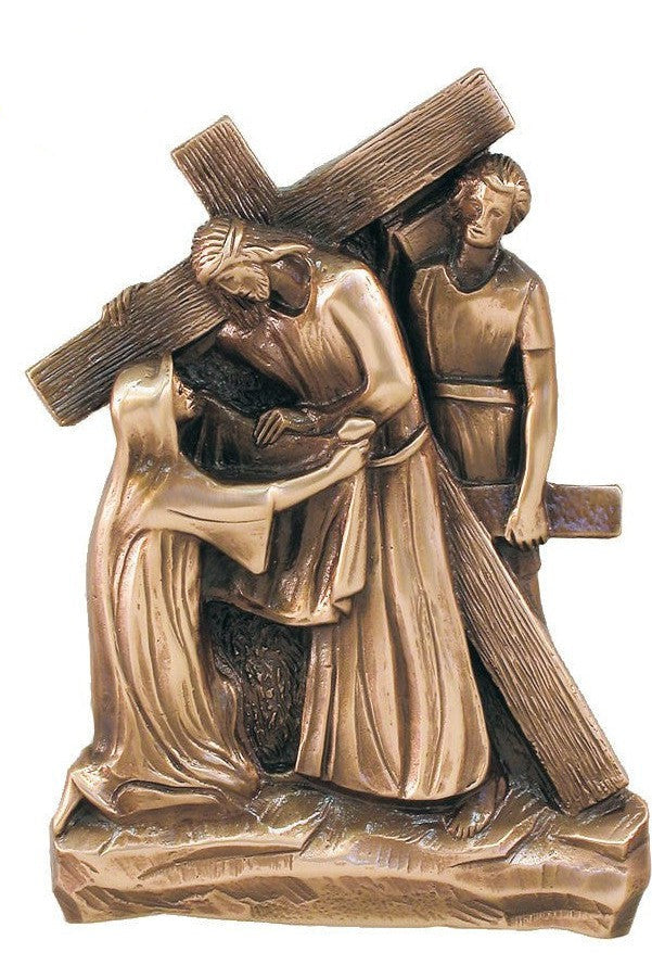 Stations of the Cross - QF90STA10-Church Life-Empire Bronze-Complete Set-Michigan Church Supply