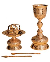 Tassilo Eastern Rite Set-EWAS-144-Church Life-Molina/Artistic Silver-Complete Set-Brass Gold Plated-Michigan Church Supply