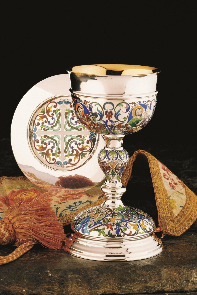 The Florentine Chalice and Paten-EW2370-Church Life-Molina/Artistic Silver-Michigan Church Supply
