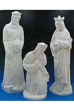 Three Kings (Set of Three) WJSA3656C-Inspirational Gifts-Space Age Plastics-White-Michigan Church Supply