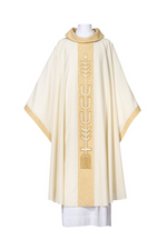 Tree of Life Chasuble - Red-Church Life-Arte/Grosse-Plain Neckline-Michigan Church Supply