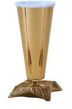 Vase - QF75AFV18-Church Life-Empire Bronze-A-Satin-Michigan Church Supply