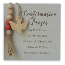 Confirmation Prayer Plaque - GEWP564