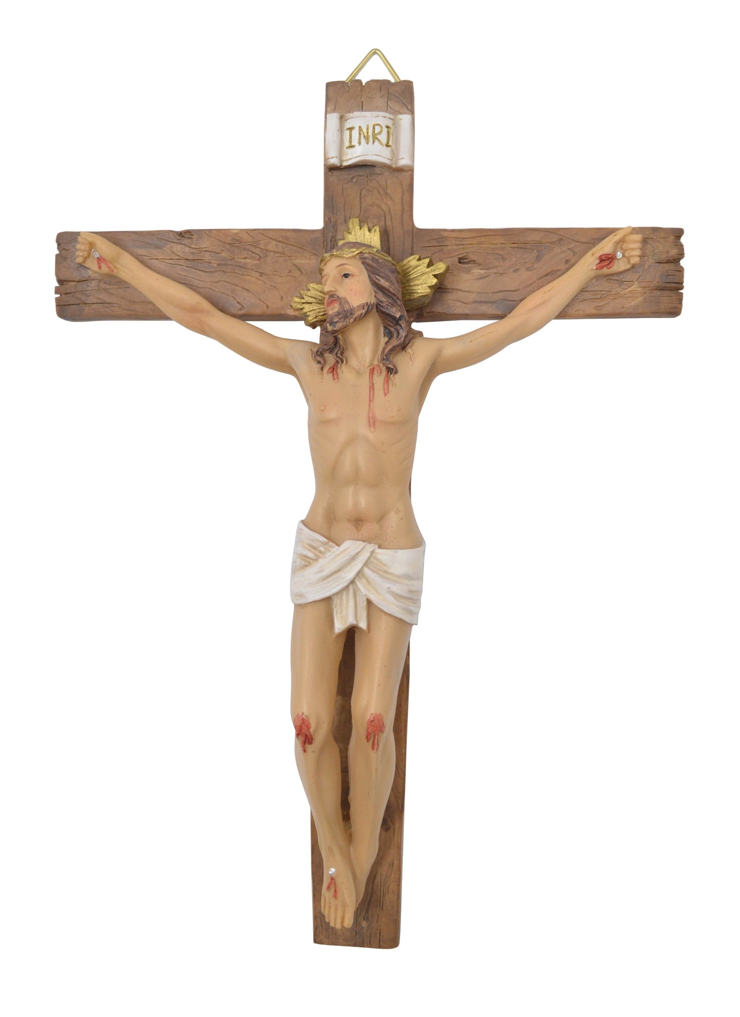 CRUCIFIX 11.5" x 8" POLY RESIN - WSCX891XF