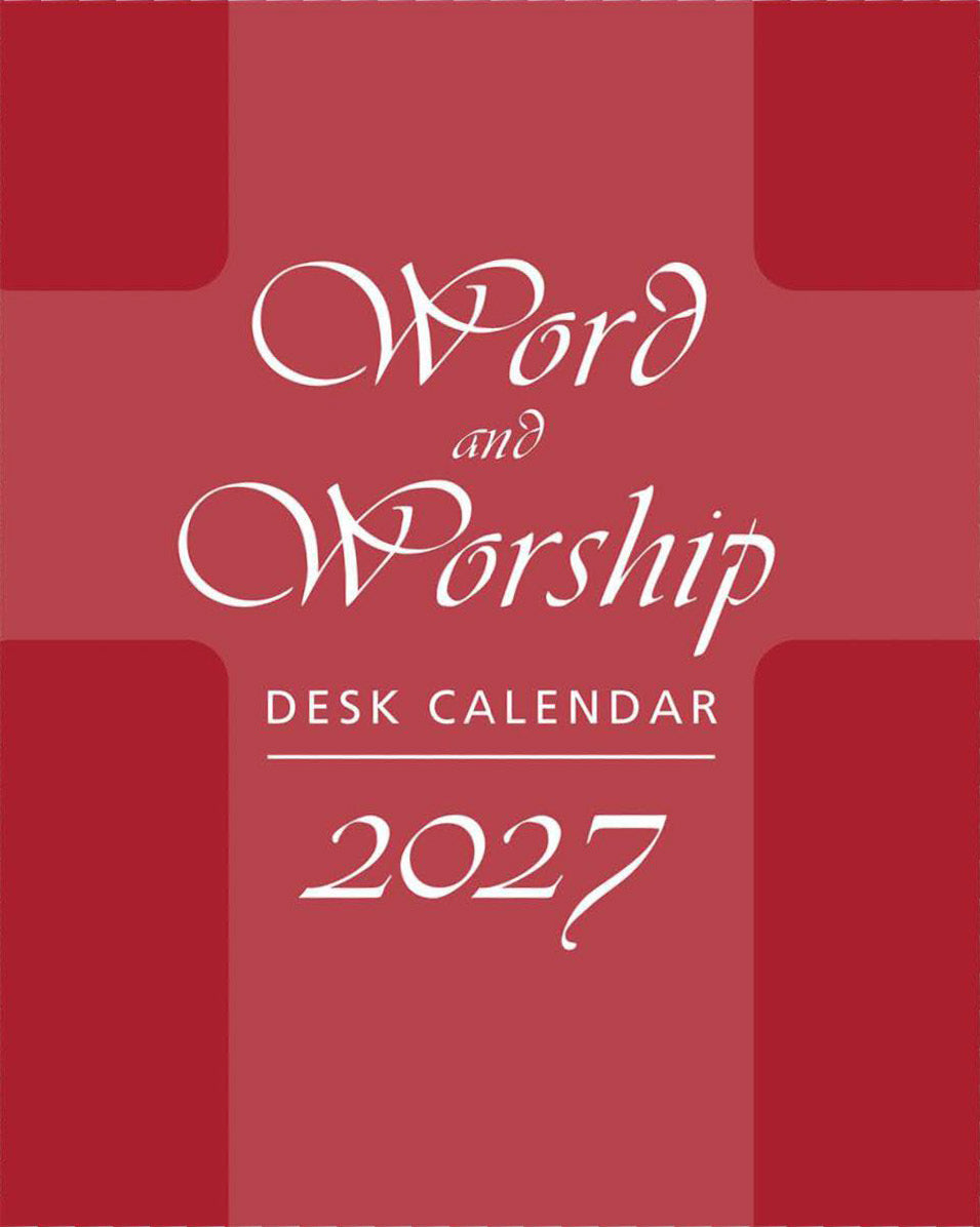 Word and Worship Spiral Calendar for 2027 - JE2027SB