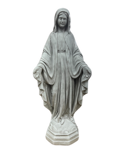 Our Lady of Grace Cement Statue - WY22XX0